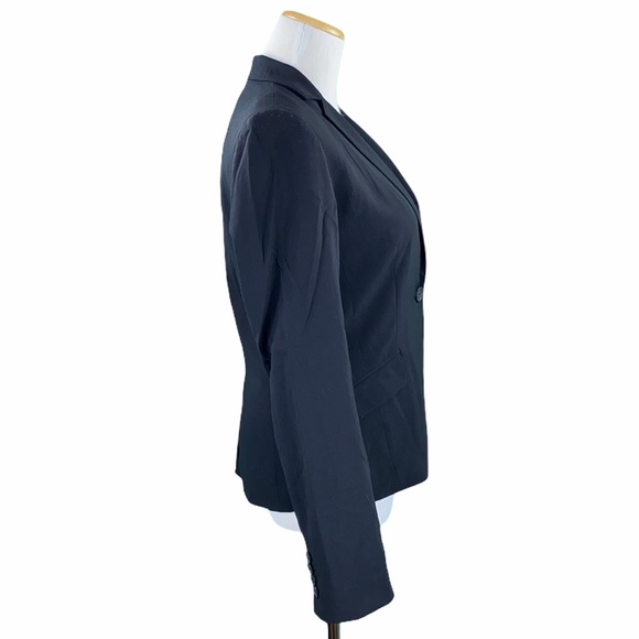 J. Crew Black Virgin Wool Single Button Career Blazer - Picture 5 of 16